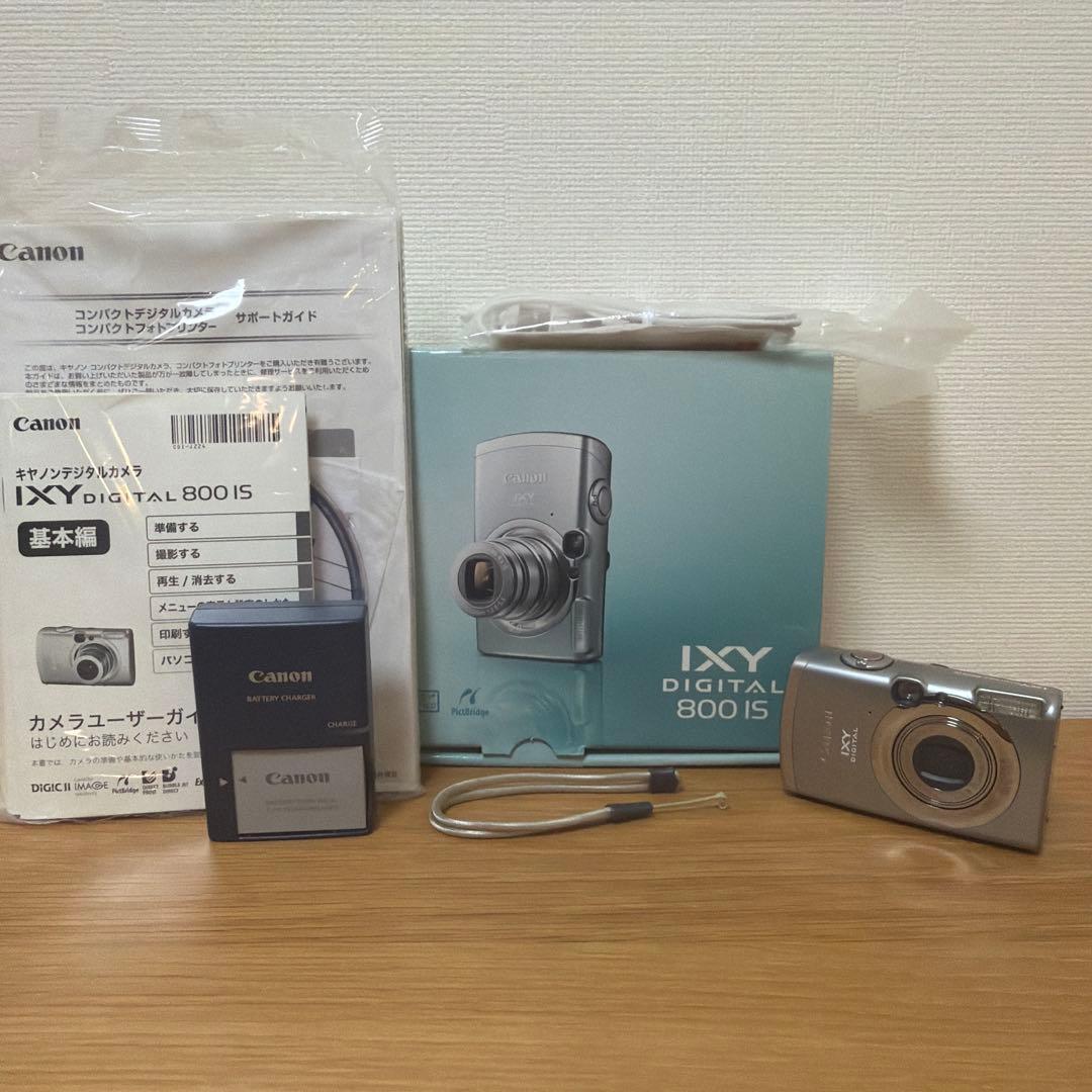 【美品】Canon IXY DIGITAL 800 IS 付属品有　簡易動作確認