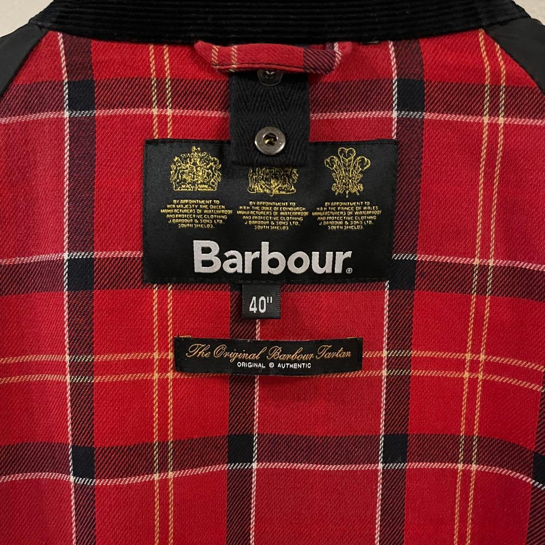 Barbour BEDALE サイズ40 ブラック 2レイヤー バブアービデイル