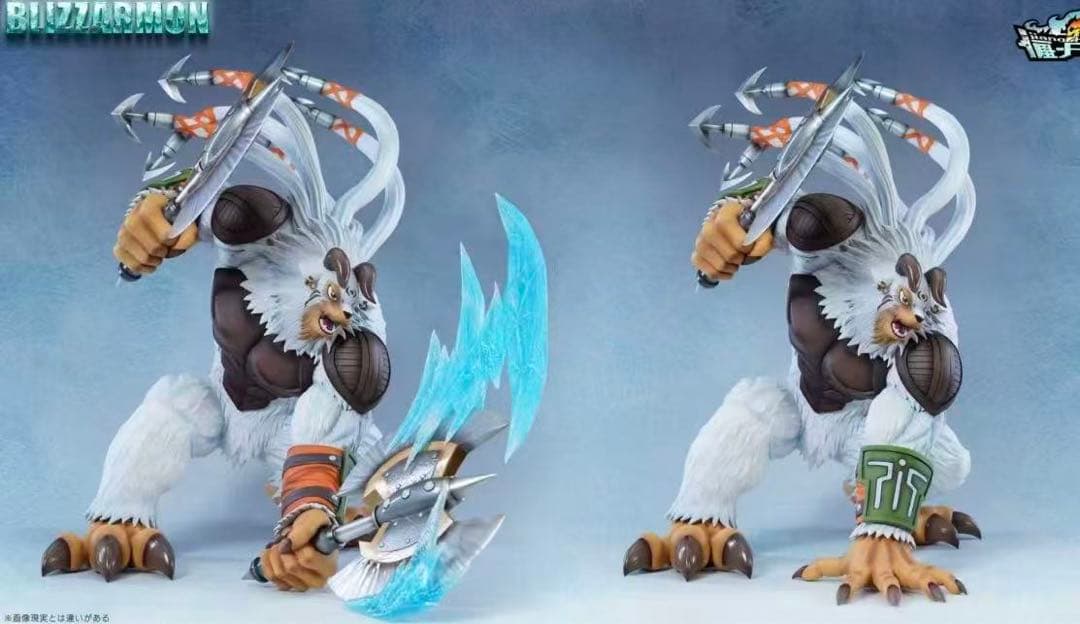 デジモン ブリザーモン フィギュア ガレージキット