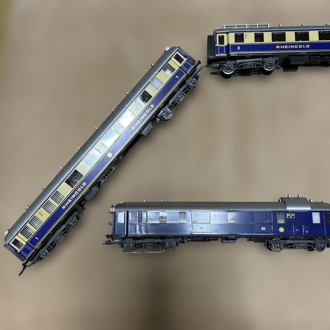 RHEINBOLD HOゲージ鉄道模型セット 5両編成