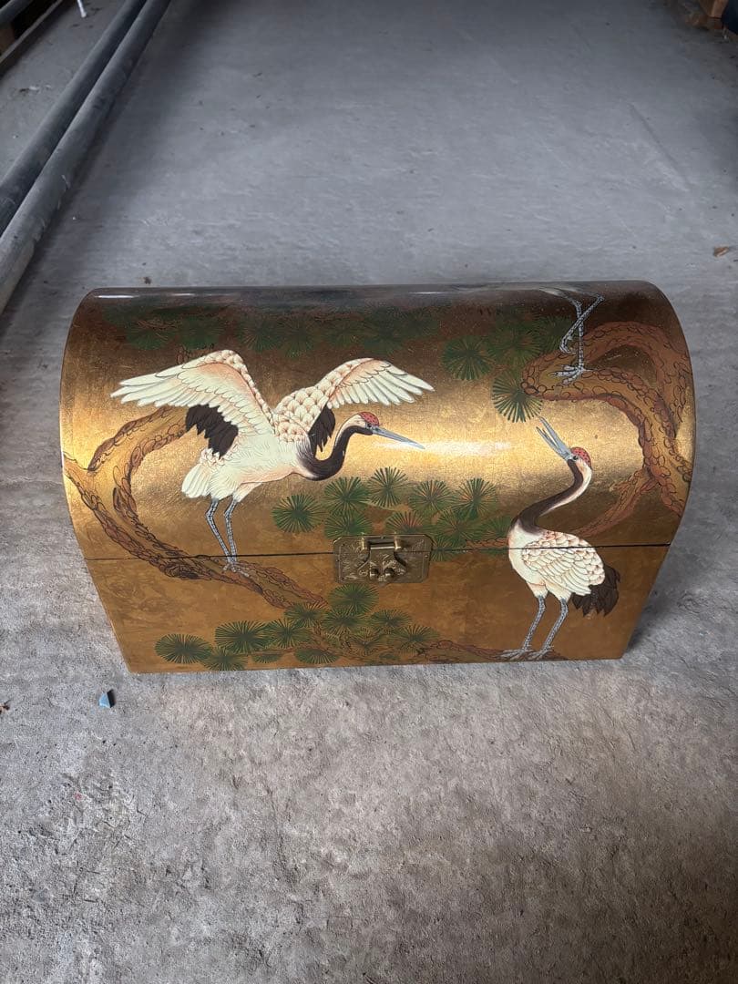 韓国 中国 唐木 螺鈿 青貝 螺鈿象嵌 ジュエリーボックス　小物箪笥