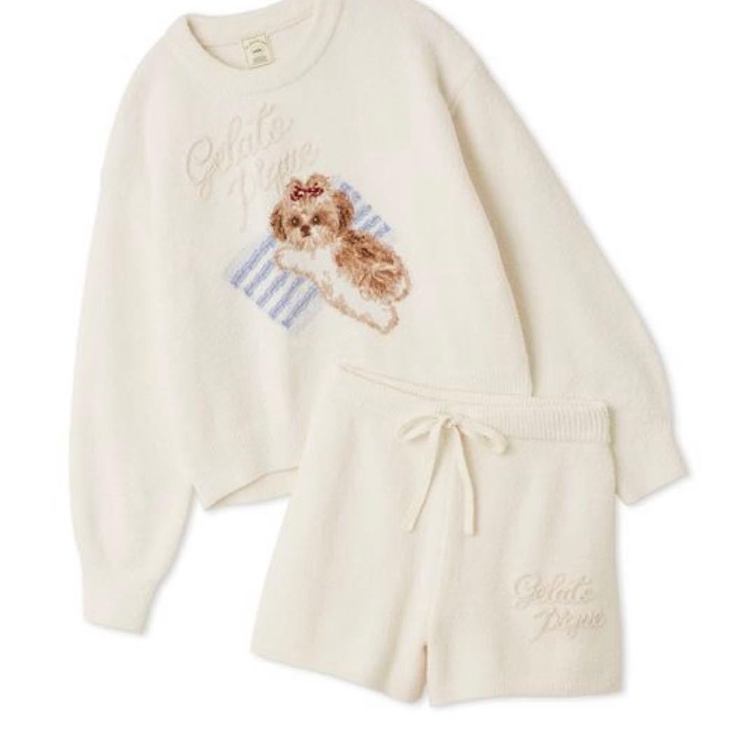 ジェラートピケ☆新品☆シーズージャガードプルオーバー＆ベビモコショートパンツ