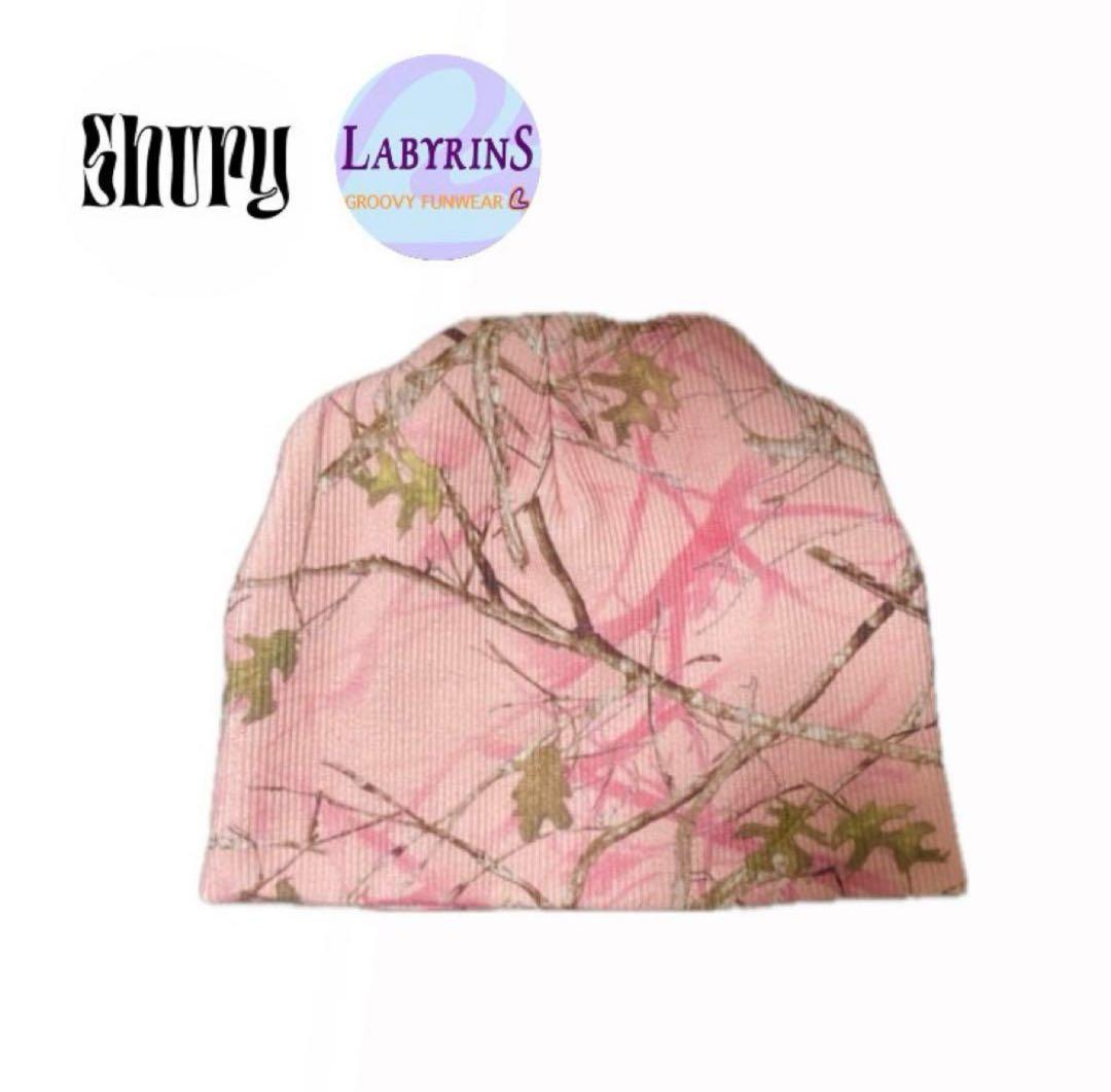 【Shury】【LABYRINS】ビーニー リアルツリー ピンク