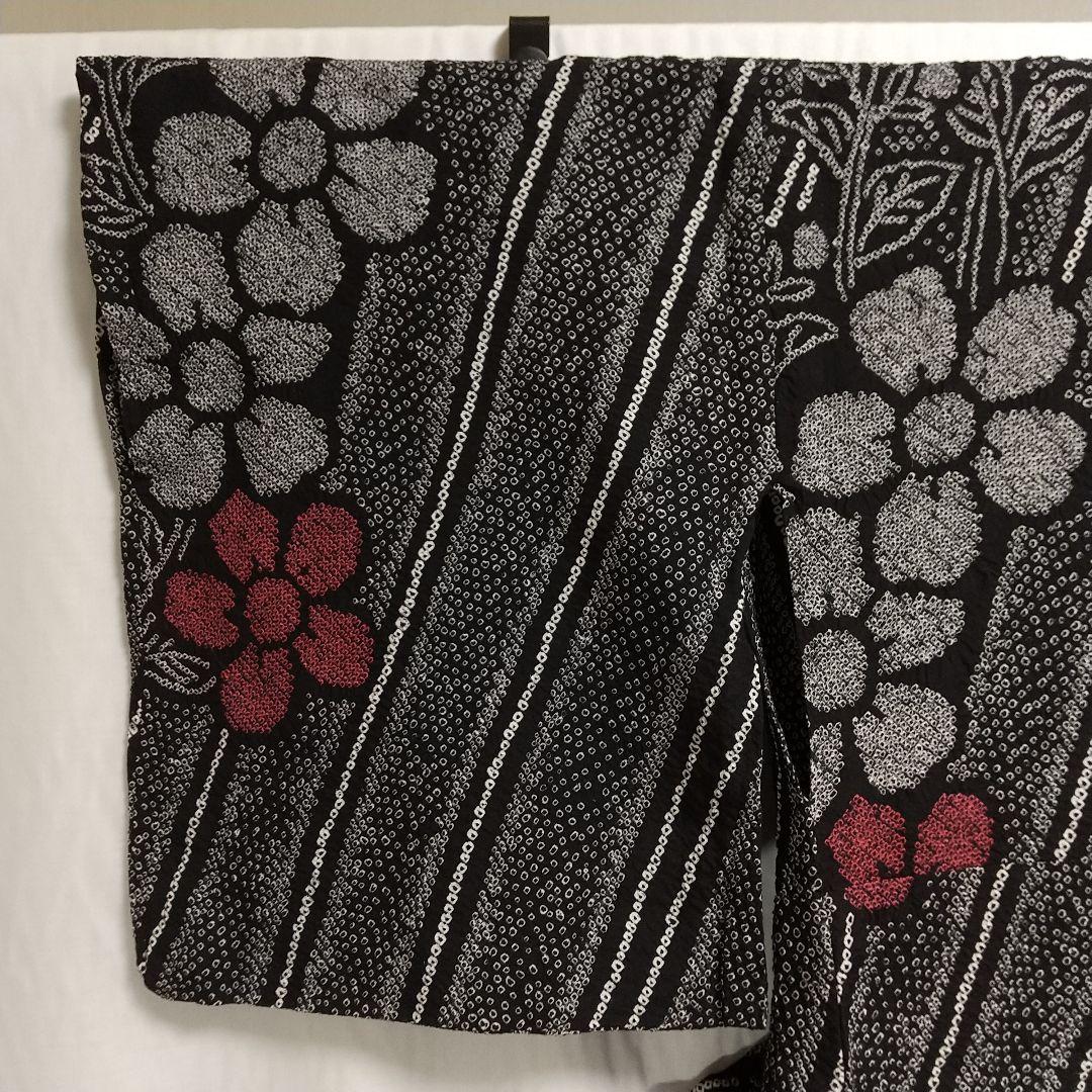 東京ますいわ屋 有松絞り浴衣 濃紺 身丈144