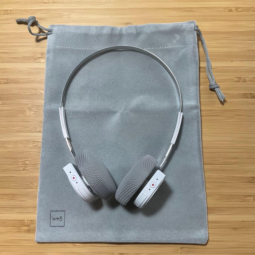 km5 Hp1ワイヤレスヘッドホン ホワイト
