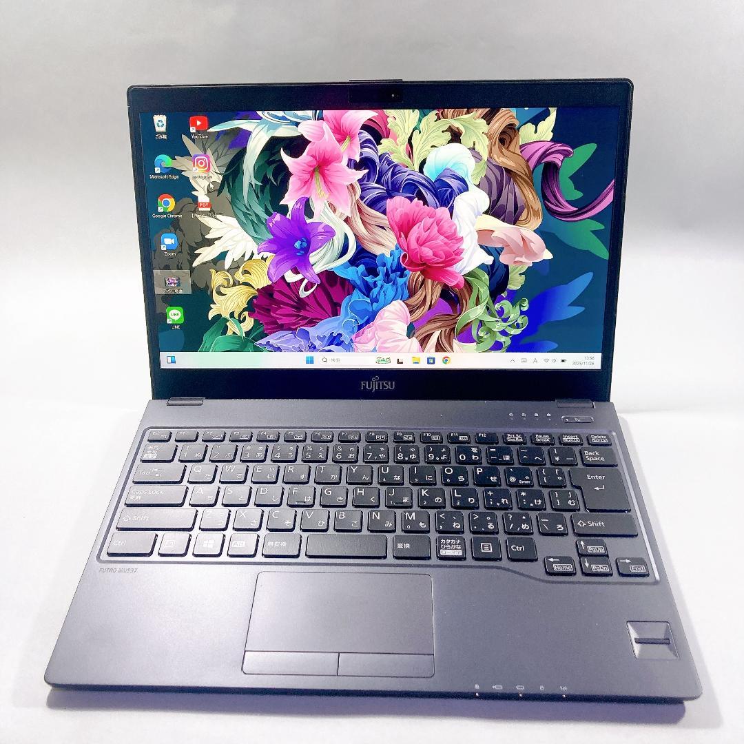 w122✨美品/超軽量 /爆速 SSD新品/Office付✨すぐ使えるノートPC