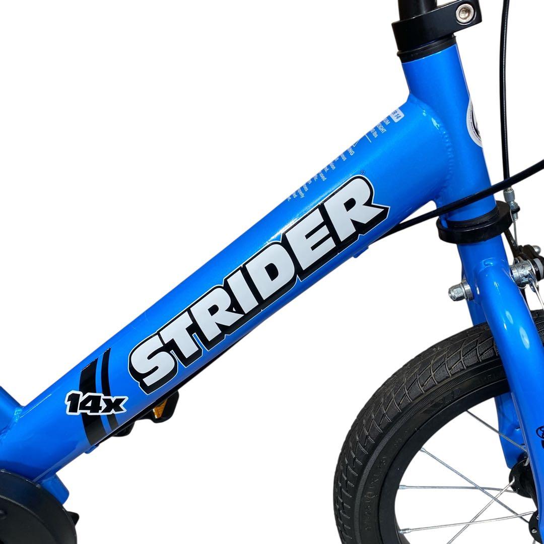 【美品】ストライダー 14x STRIDER 14インチ ブルー　キッズバイク