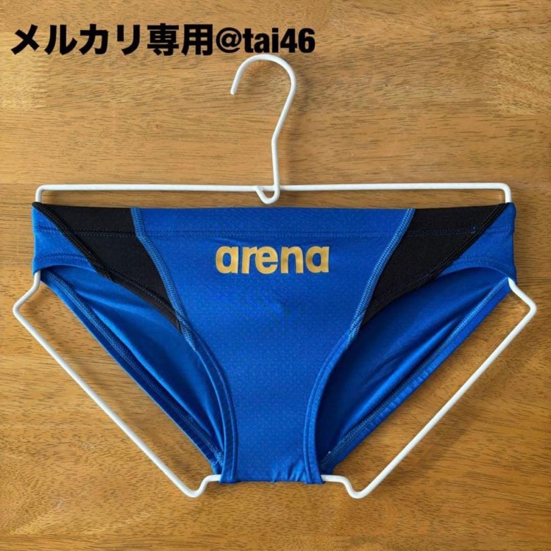 arena(アリーナ)50周年記念モデル　ブルー×ブラック　Vパン・競パン　S