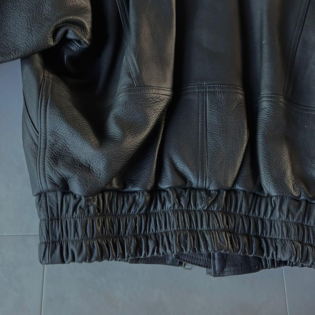 クシタニ レザージャケット ブラック M 本革ライダース 日本製