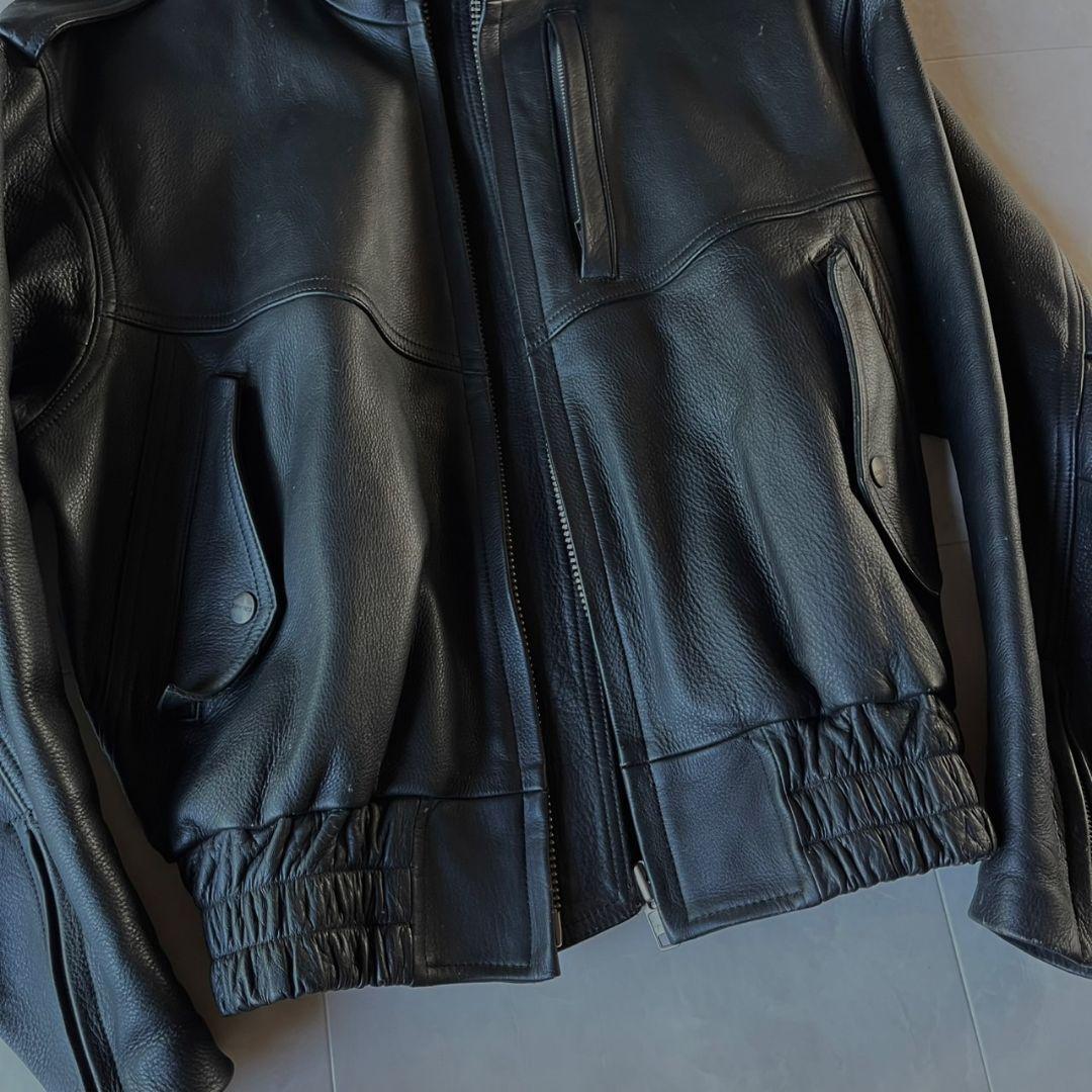 クシタニ レザージャケット ブラック M 本革ライダース 日本製