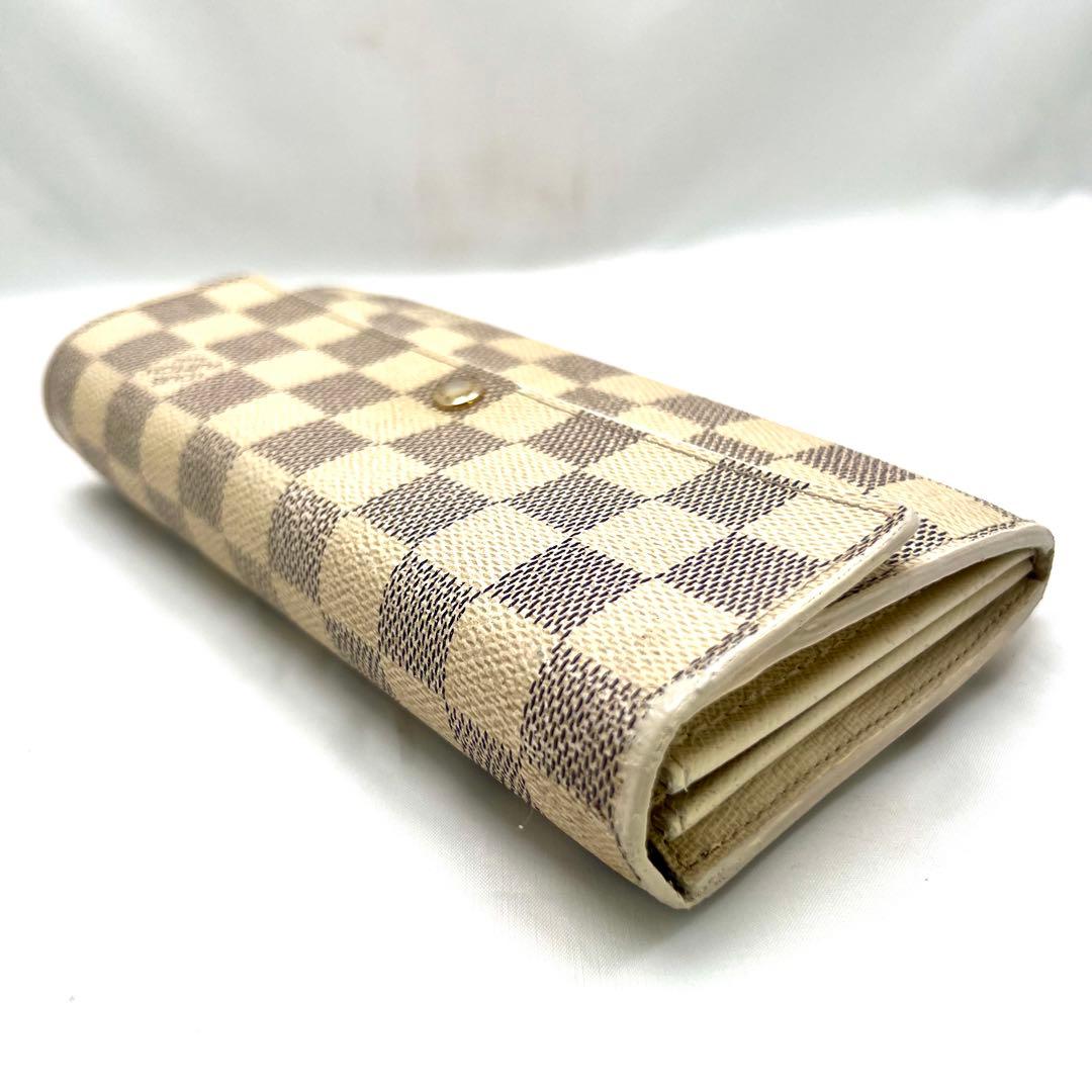 ルイヴィトン ポルトフォイユ サラ ダミエ アズール N61735 長財布