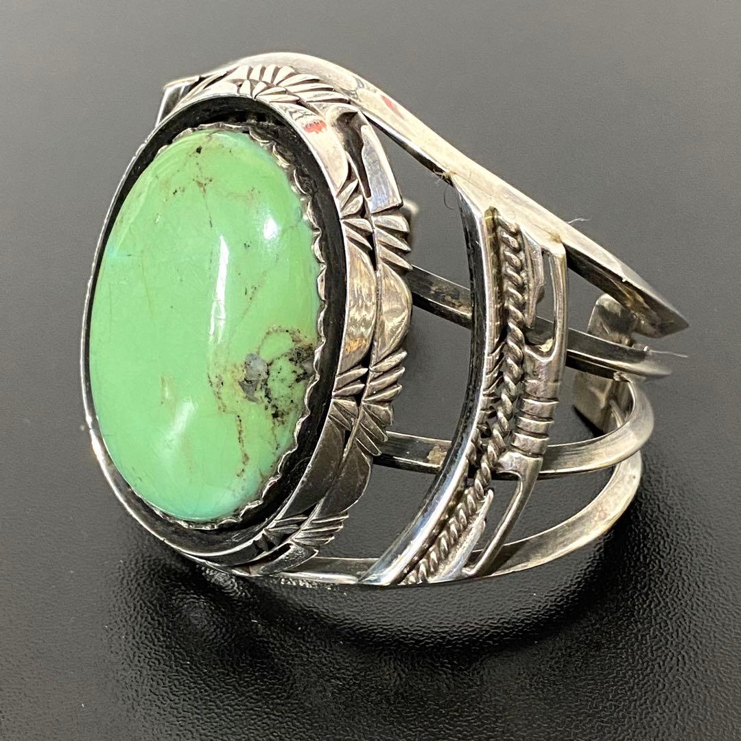 ターコイズ シルバー925バングル ネイティブアメリカン インディアン