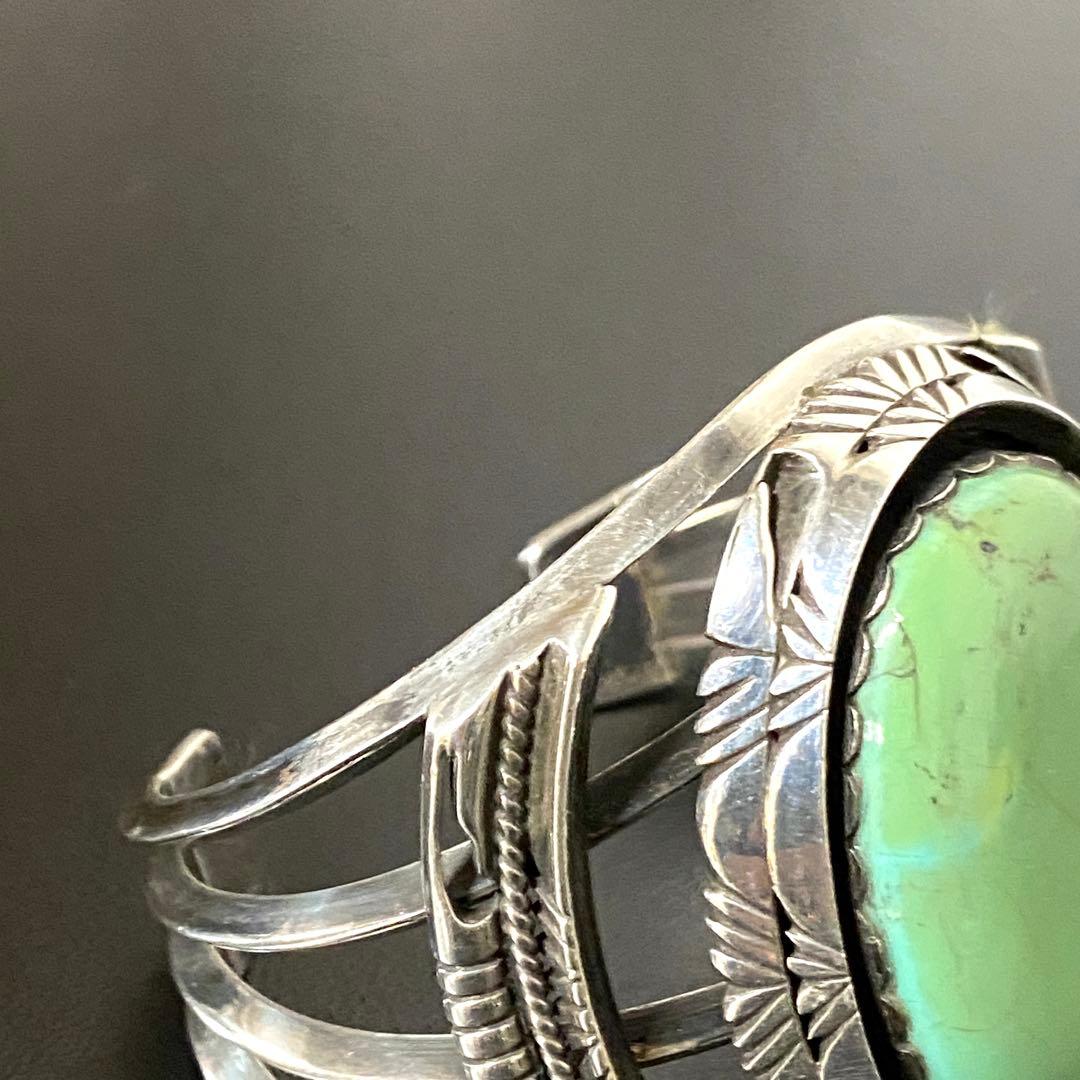 ターコイズ シルバー925バングル ネイティブアメリカン インディアン