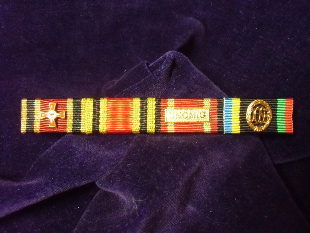 ＢＷドイツ軍/連邦軍＊Ｓｔ＆Ｌ社製＊４連略綬②（実物）