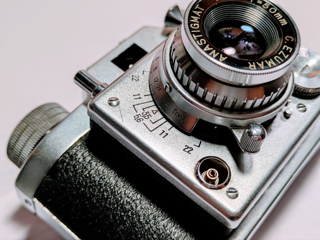 【完動極美品】samoca 35 lll 1954年製 ビンテージフィルムカメラ