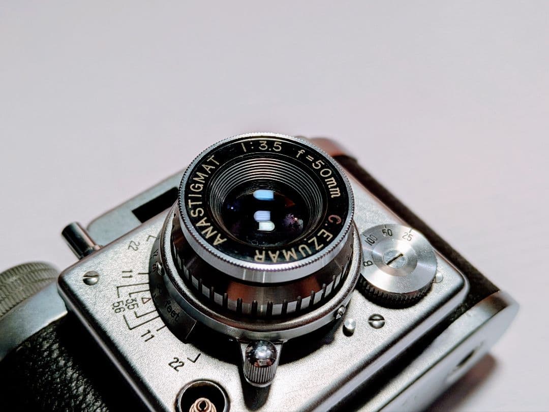 【完動極美品】samoca 35 lll 1954年製 ビンテージフィルムカメラ