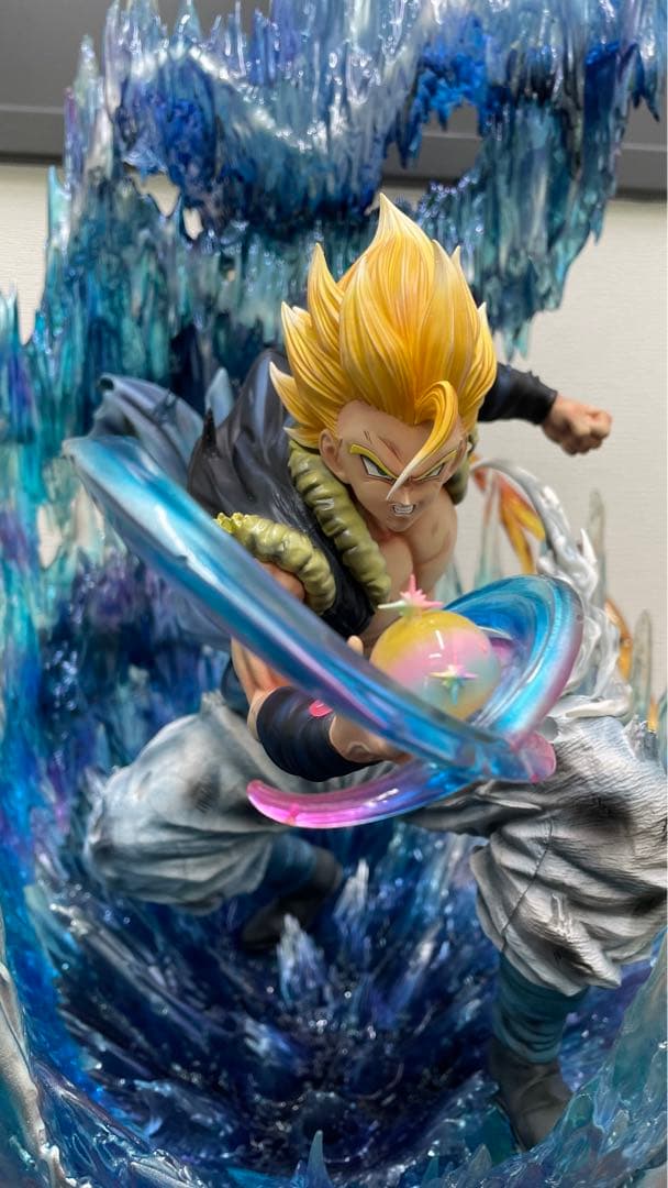 限定絶版ドラゴンボールゴジータガレージキットスタチュー1/6サイズシリアル付