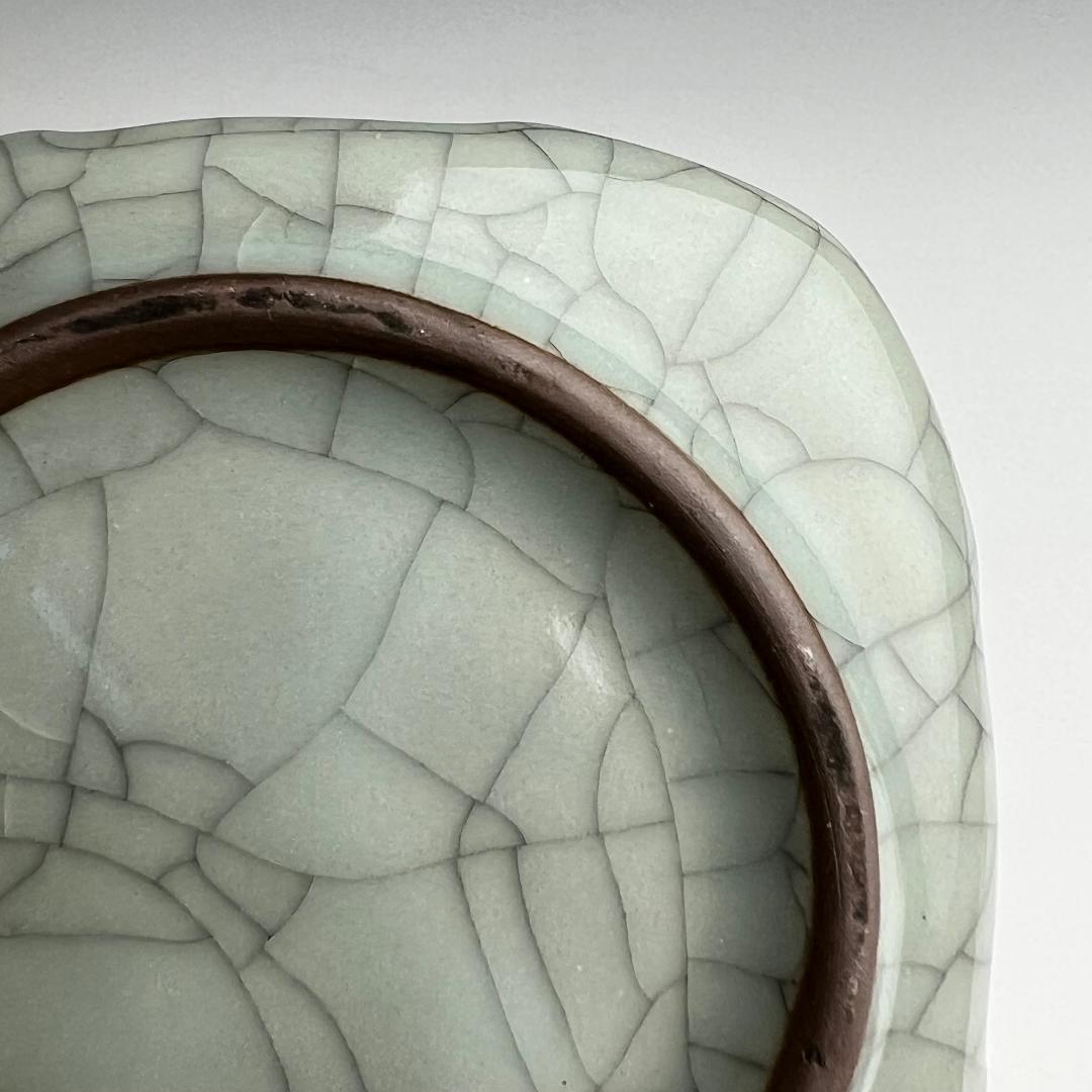 哥窯 琮式瓶 中国古玩 中国美術 唐物 擺件