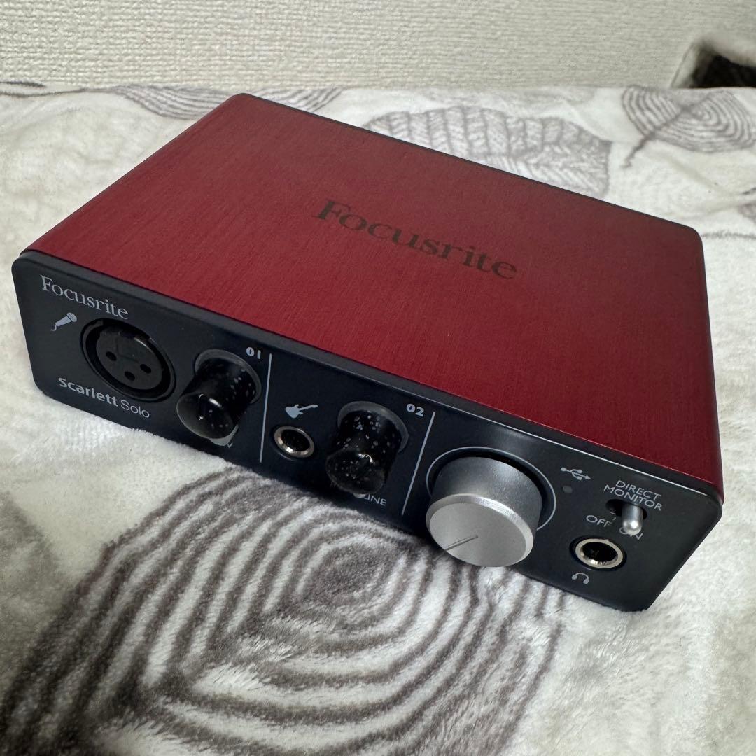Focusrite Scarlett Solo オーディオインターフェイス