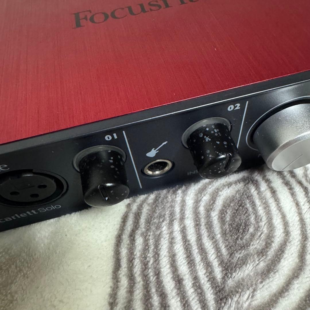 Focusrite Scarlett Solo オーディオインターフェイス