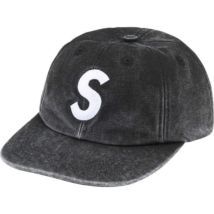 SUPREME ブラックキャップ Sロゴ