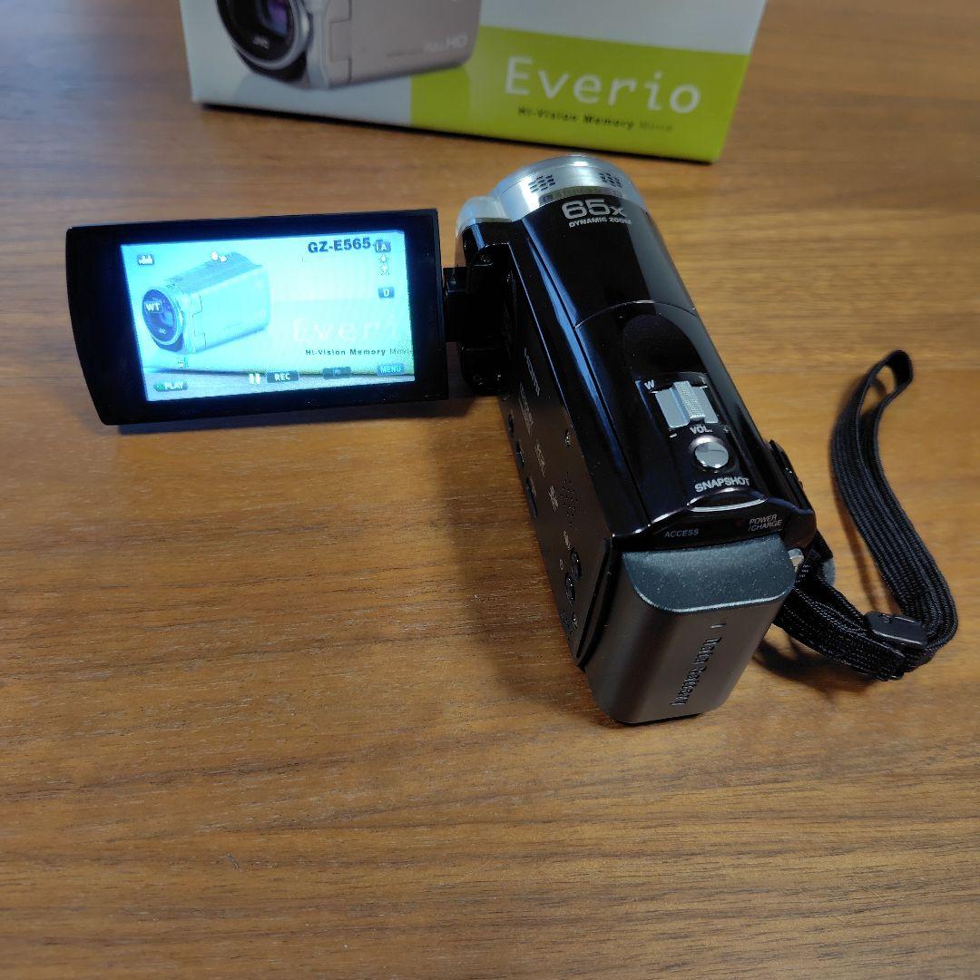 JVC GZ-E565-T フルHD Everio ビデオカメラ