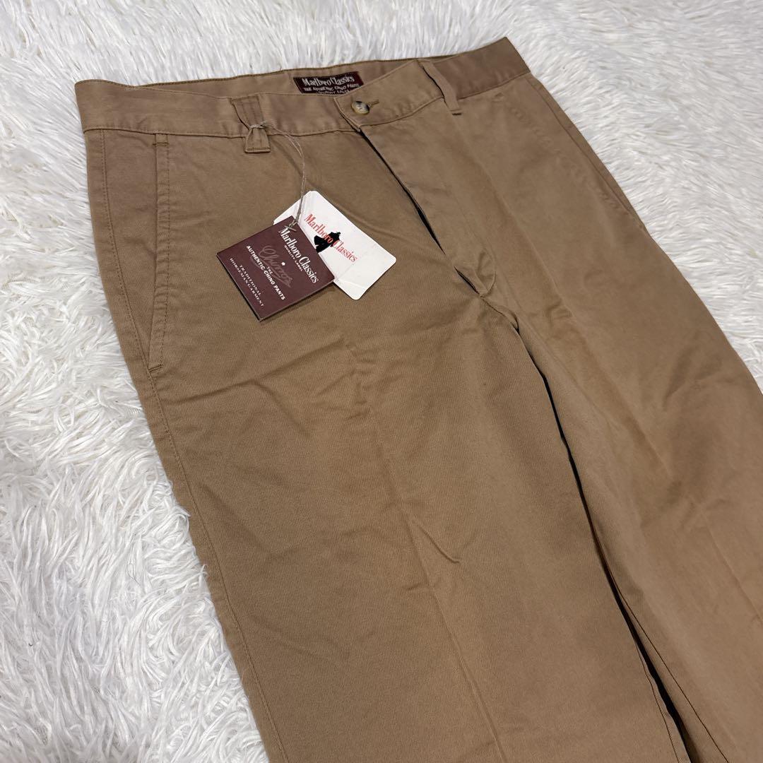 新品　Marlboro Classics チノパン　W34 L34 ブラウン