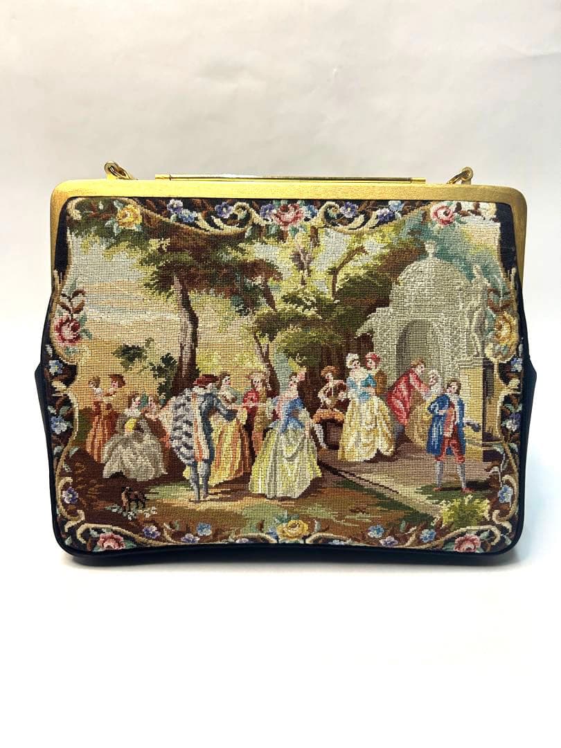 新品未使用品　プチポアン刺繍　パーティーバック　ダンス