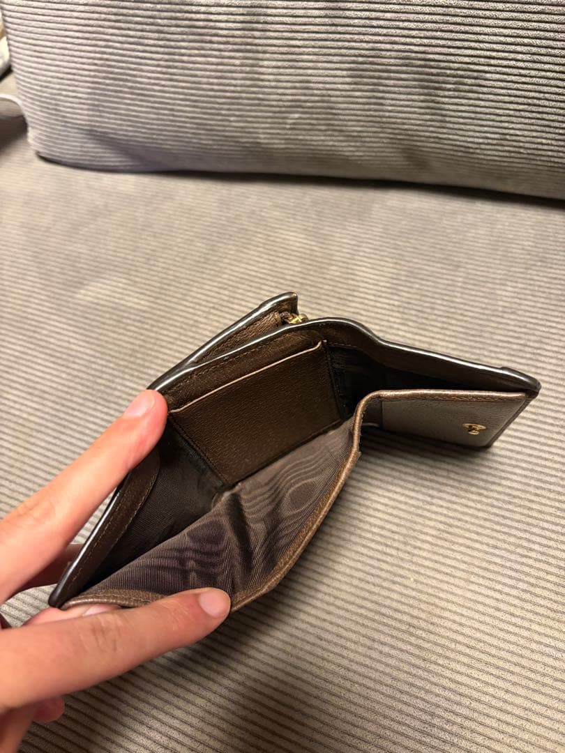 Gucci GGキャンバス 三つ折り財布