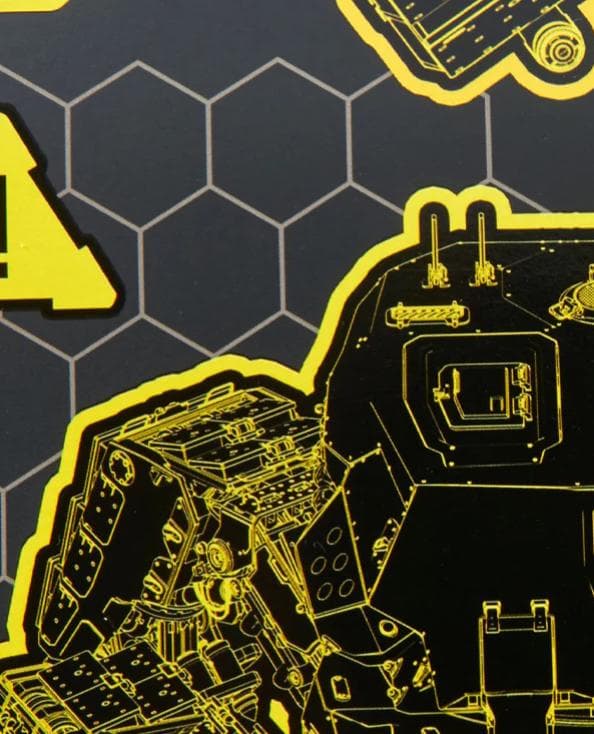 サイバーパンク2077 CHIMERA SCHEMATIC LITHOGRAPH