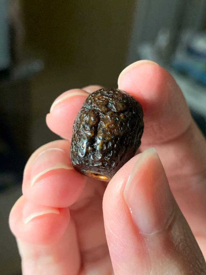 呪物　カパラ　チベット　カパーラ　頭蓋骨　数珠　根付　クマントーン　プラクルアン