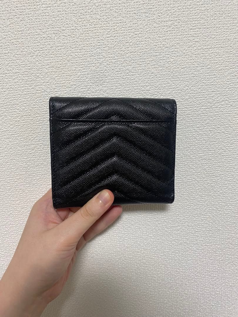 サンローラン 三つ折り財布 コンパクトウォレット