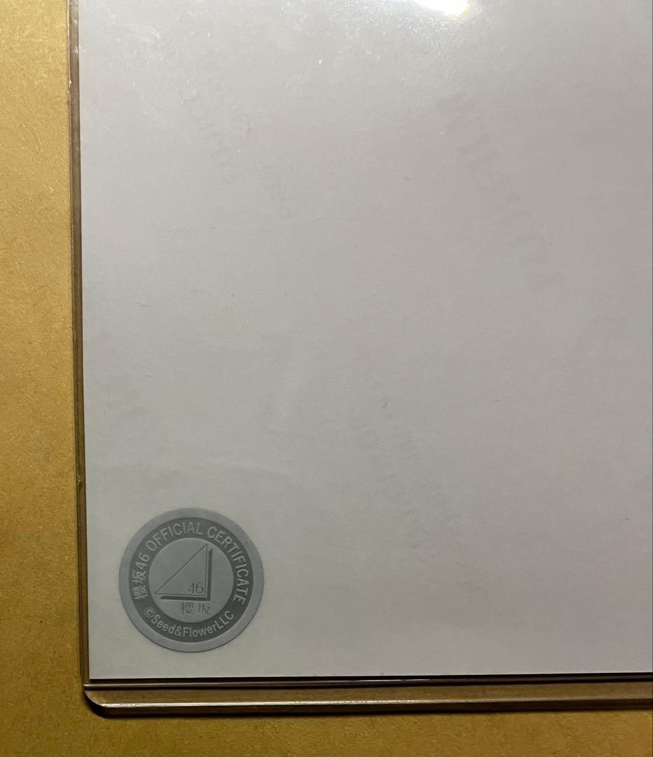 櫻坂46 生写真　藤吉夏鈴　サイン　2022年　クリスマスサンタ衣装