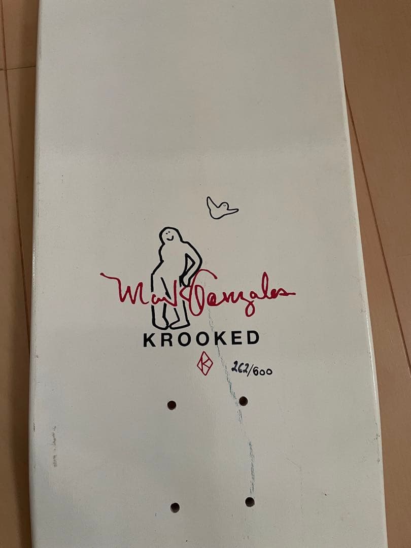 スケートボード　デッキ　krooked skateboards gonz