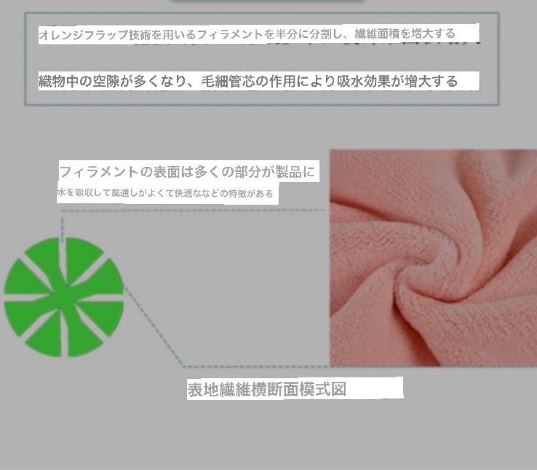 ドライヘアキャップ　キャット　ヘアタオル　吸水速乾　ヘアキャップ　猫　ブルー