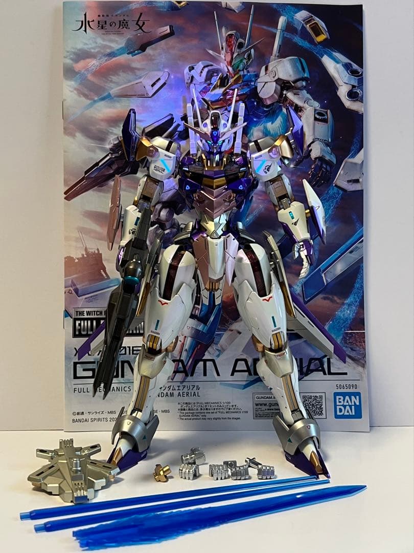 ガンプラ フルメカニクス 1/100 ガンダムエアリアル 塗装完成品