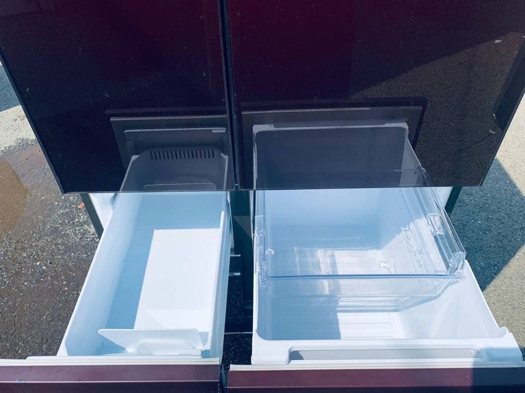 送料設置無料　SHARP ノンフロン冷凍冷蔵庫　SJ-GT50A-R