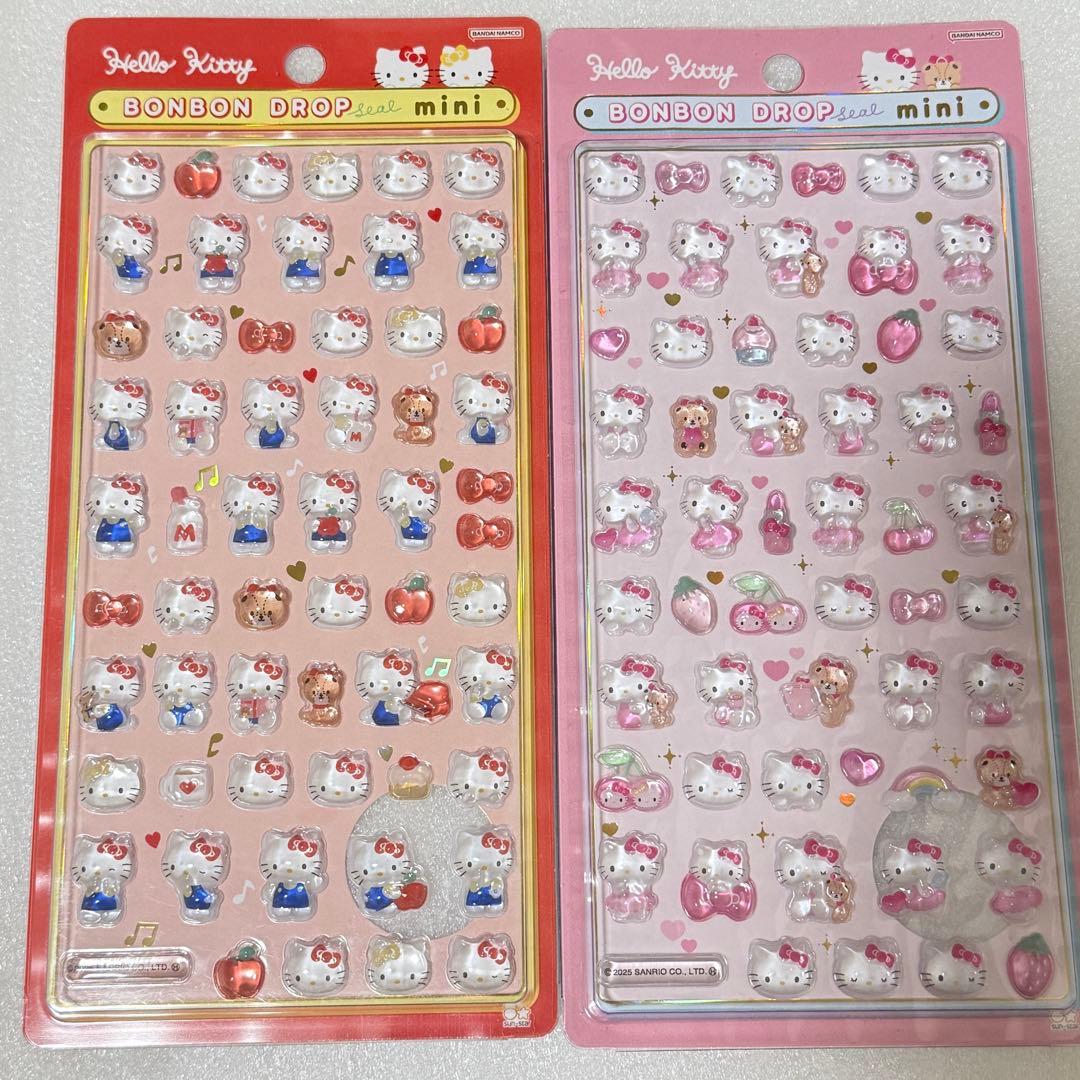 【国内正規品】　サンリオ ボンボンドロップシール　ミニ　コンプリート