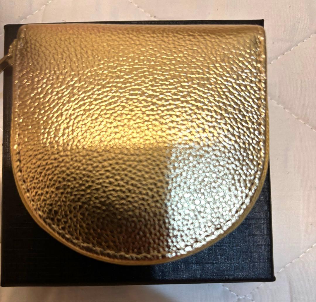【皇居限定】 馬蹄型小銭入 ゴールド ケース　財布 金