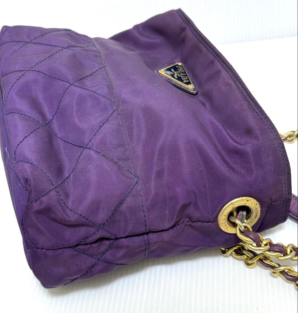 訳あり プラダ PRADA チェーンショルダーバッグ