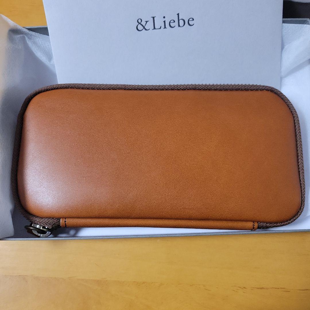 &Liebe アンドリーベ ジップペンケース スムースブラウン