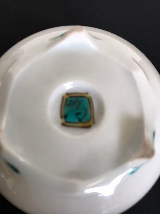 九谷の名工  三ツ井為吉作 色絵 十網図 香炉 K84 共箱