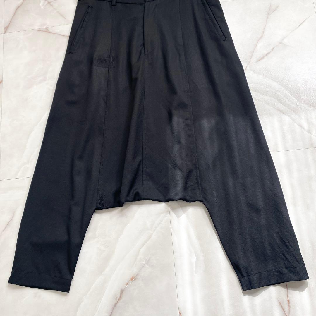 A15925 ブラックコムデギャルソン 09ss サルエルパンツ　黒 S