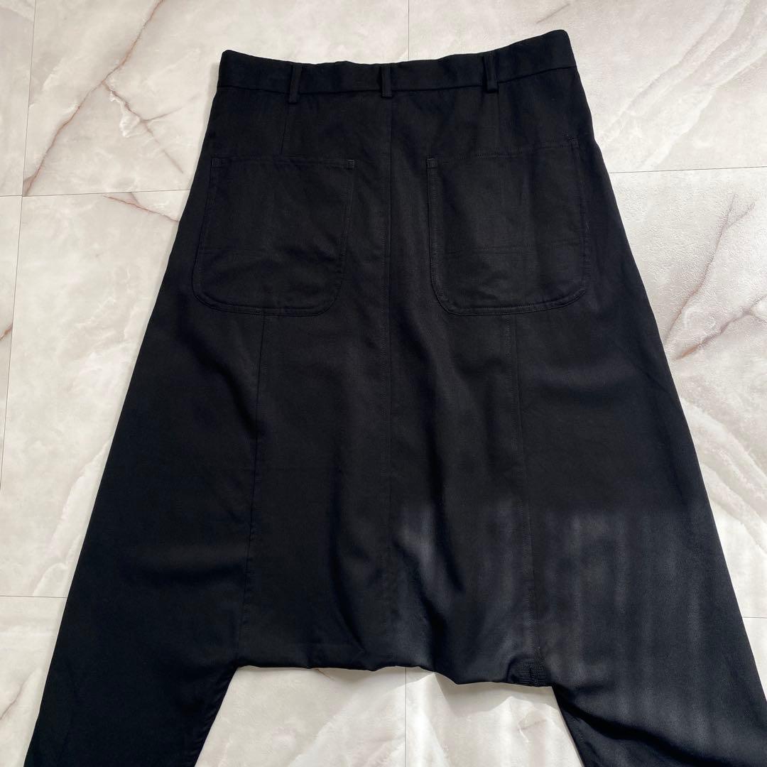 A15925 ブラックコムデギャルソン 09ss サルエルパンツ　黒 S