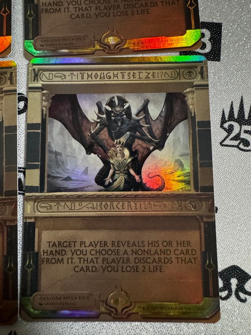 4枚セット 思考囲い foil マスターピース