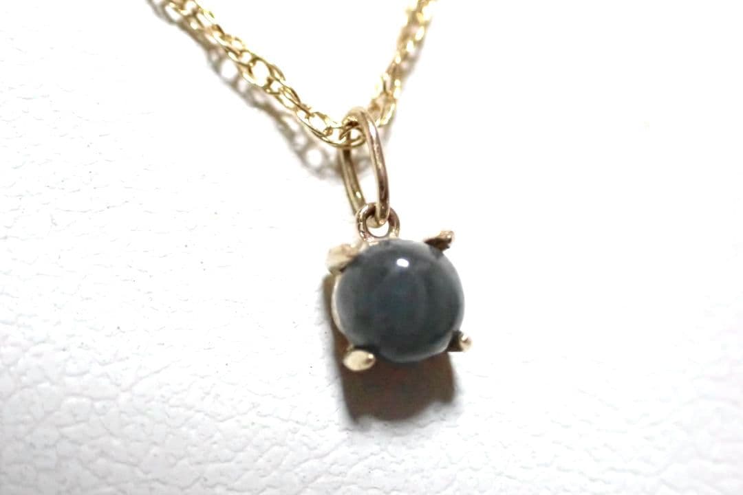 糸魚川翡翠　入コン沢　濃い青　10金　ペントップ　⑤　送料無料