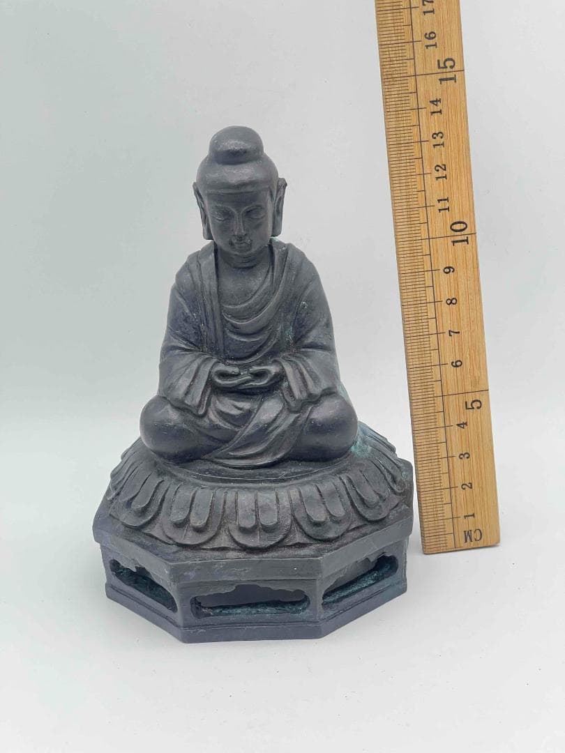 台湾台北故宮博物院複製品　阿弥陀如来　証明書付き(B-79)