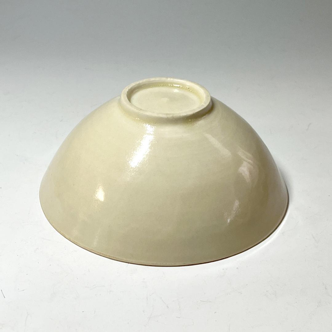 唐物 定窯 白磁 蓮陰刻紋碗 中国美術 古玩 SH12