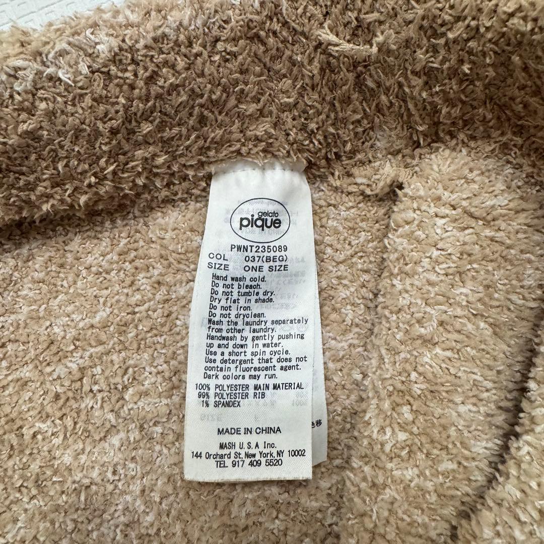 gelato pique パウダーメランジベアジャガードプルオーバー&パンツ