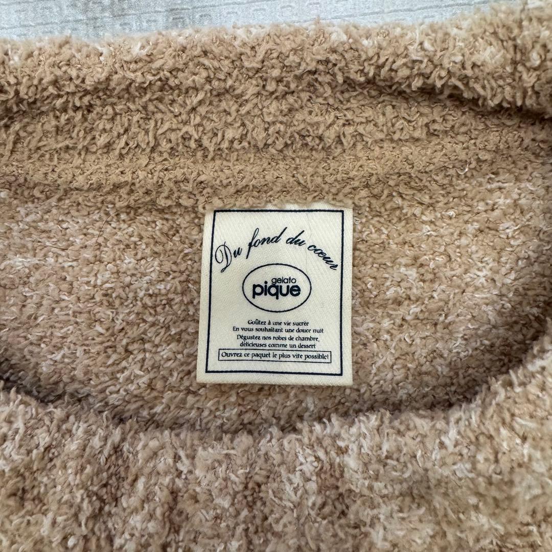 gelato pique パウダーメランジベアジャガードプルオーバー&パンツ